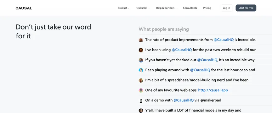 Category preview for Testimonial