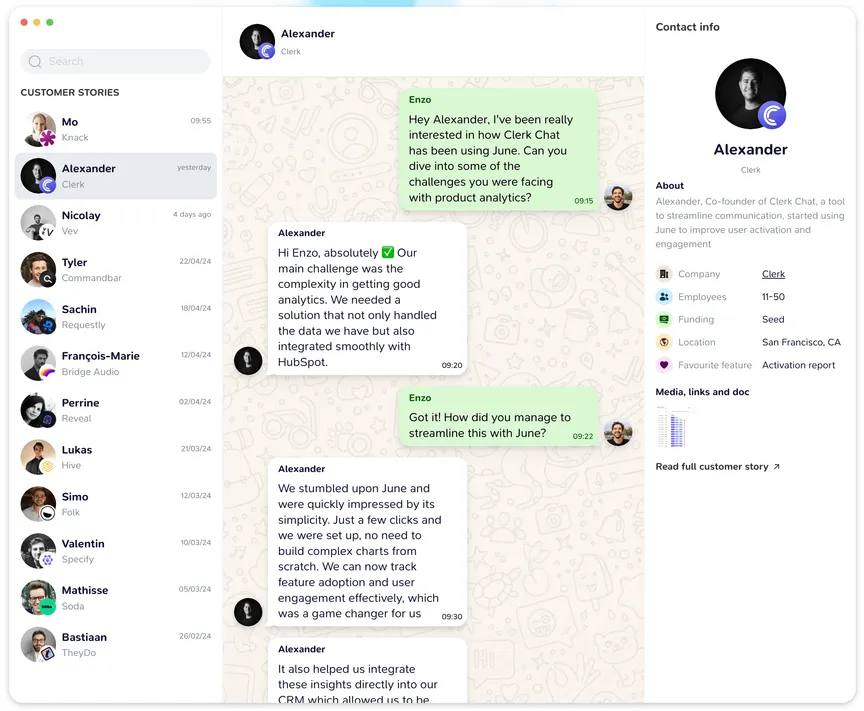 Category preview for Customer showcase