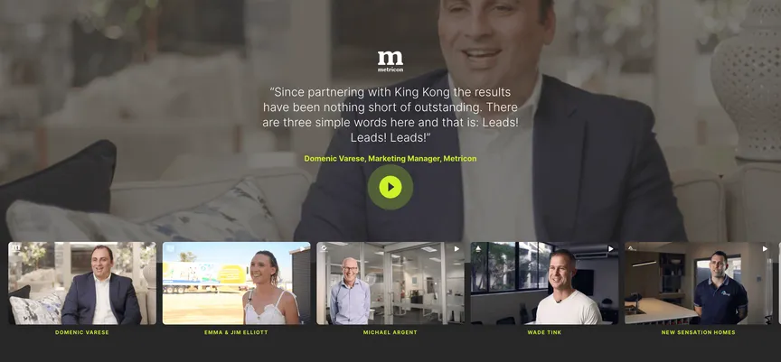 Category preview for Social proof